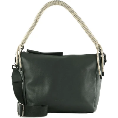 Afbeelding van FREDsBRUDER Leren Schoudertas Nea Big Crossbag Blue Grey Blauwgrijs