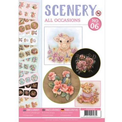 Afbeelding van Nr. 6 All Occasions Push Out boek Scenery