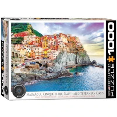 Afbeelding van Eurographics puzzel Manarola Cinque Terre Italy 1000 stukjes