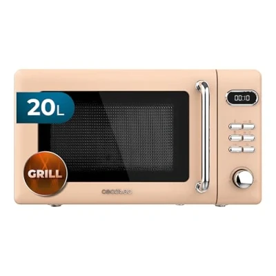 Afbeelding van Cecotec Proclean 5110 Digitale magnetron met grill, 20 l, retro beige, 700 W in 5 standen, timer tot 60 minuten, 8 programma`s e