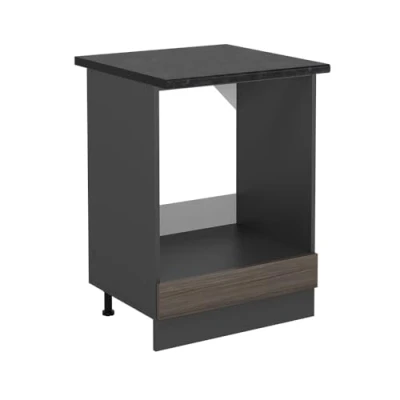 Afbeelding van Vicco Ovenombouwkast R Line, Edel grijs/Antraciet, 60 cm , WB Antraciet