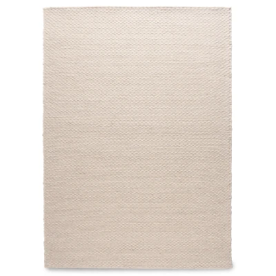 Afbeelding van Vloerkleed McKenna 100% Wol Laagpolig Tapijt Creme Grijs Rechthoek 160x230 cm