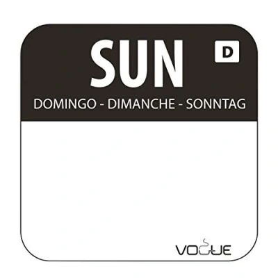 Afbeelding van Oplosbare Voedseletiketten Kleurcode Zondag Vogue U783