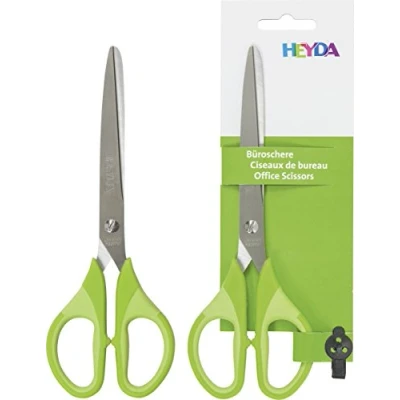 Afbeelding van Heyda 204809452 universele schaar Colour Code (18 cm met soft touch inzet) groen/kiwi