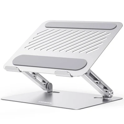 Afbeelding van UGREEN laptopstandaard Hoogteverstelbare opvouwbare Ergonomische geventileerde Notebookstandaard Compatibel met MacBook Air, Pro, Dell, alle laptops van 10 17,3 inch