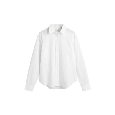Afbeelding van GANT Overhemdblouse, Dames, Maat: 34, Weiß