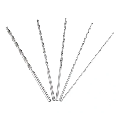 Afbeelding van ANGGREK Houtspiraalboren, Houtboorset, 5 stuks Spiraalboor Hout Extra Lang HSS 2 mm rechte schacht twist boor voor Metal Power Tools, Boorgereedschap, Boren, Freesmachines, Draaibanken