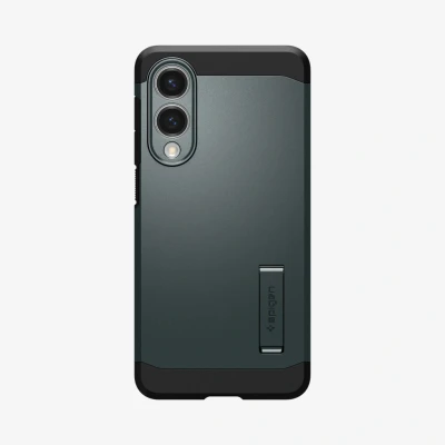 Afbeelding van Spigen Case ACS09424 Galaxy S25 Edge Tough Armor MagFit Abyss Green