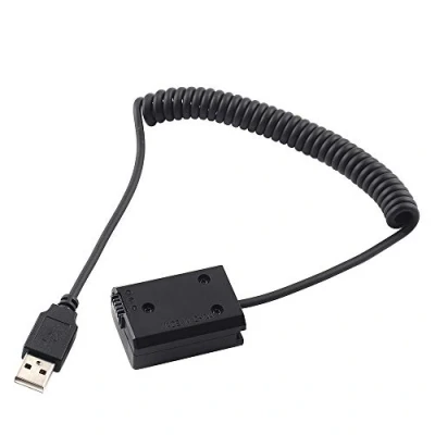 Afbeelding van Fotga USB stroomkabel naar gedecoreerde NP FW50 dummy batterij voor Sony spiegelloze camera A7 A7R A7S A7II A7RII A7SII A6000/A6100/A6300/A6400/A6500 Battery Bank