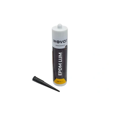 Afbeelding van EPDM Lijm Kit Zwart Professioneel Koker 290 ml