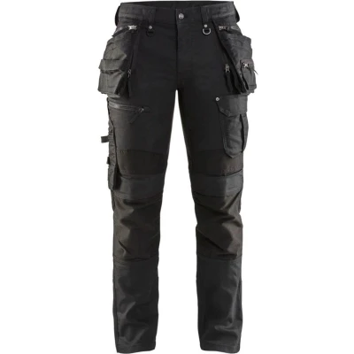 Afbeelding van Blaklader Werkbroek denim stretch X1900 1990 1141 Zwart/Zwart C154