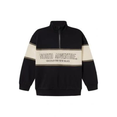 Afbeelding van NAME It Trui Borde Zwart 152