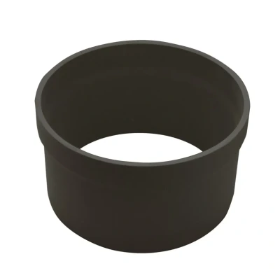 Afbeelding van Minimaal 5! Topdrain onderuitlaat met uitloop diameter 110 mm zwart Gardenlux