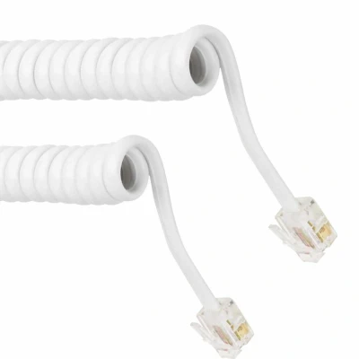 Afbeelding van 4 m Telefoonhoorn kabel RJ10