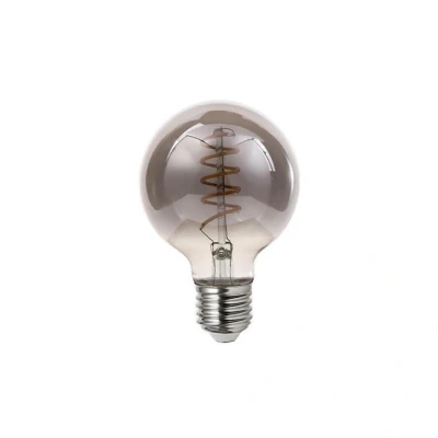 Afbeelding van E27 filament lamp Dimbaar + Smokey Extra warm wit 250 Lumen 4W G80
