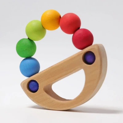 Afbeelding van Grimm&#039;s Rammelaar Boot Regenboog