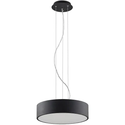 Afbeelding van Arcchio Hanglampen 1licht metaal, acryl H: 10 cm zwart, wit Inclusief lichtbron