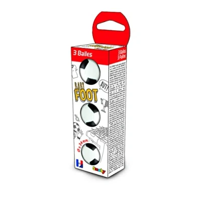 Afbeelding van Smoby Voetbaltafel Balletjes 3 stuks 34 mm Zwart &amp; Wit