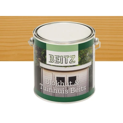 Afbeelding van Beitz Blokhut &amp; Tuinhuis beits Grenen (transparant) 2,5L Zijdeglans