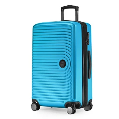 Afbeelding van HAUPTSTADTKOFFER Mitte Middelgrote koffer met harde schaal, TSA, 4 wielen, ruimbagage 8 cm volumevergroting, 68 cm, 88 L, Cyaan blauw