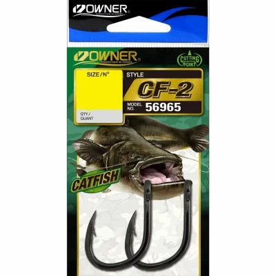 Afbeelding van Owner CF 2 Catfish haken #4/0 (4 stuks) Meerval