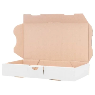 Afbeelding van verpacking Maxi postdozen, 225 x 145 35 mm, maxibrief, MB XS, wit, verzenddoos, DIN A5 (binnenmaat 220 136 33 mm), verzenddozen boekenzending (50 stuks)