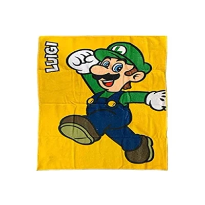 Afbeelding van Scificollector Handdoek Super Mario Luigi (geen badhanddoek) 80 cm x 50