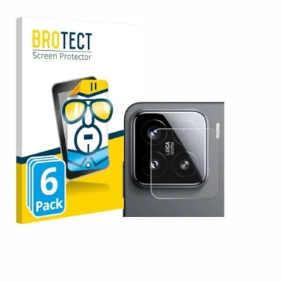 Afbeelding van BROTECT Screenprotector voor Xiaomi 15 (ALLEEN Camera Lens) Folie Beschermfolie transparant (6 Stuks)