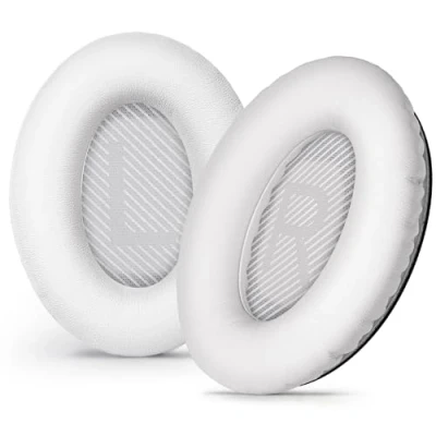 Afbeelding van Vervangende oorkussens voor Bose QuietComfort 35 (QC 35) en II II) over ear hoofdtelefoon (wit)