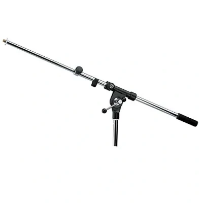 Afbeelding van König &amp; Meyer 211/1 zwenkarm, nikkel 3/8&quot; aansluiting, uittrekbaar Microfoonstatief accessoire