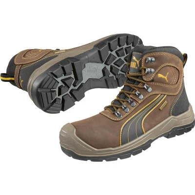 Afbeelding van Puma veiligheidsschoenen hoog s3 kruipneus 63022 45 bruin