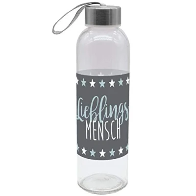 Afbeelding van Drinkfles Lieblingsmensch 500 ml glas