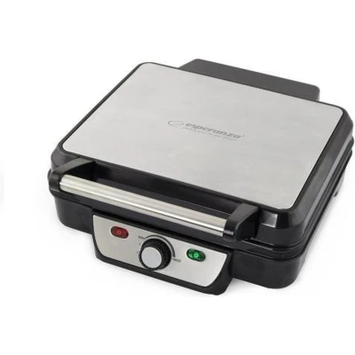 Afbeelding van Esperanza &#039;&#039;Provolone&#039;&#039; 2 in 1 Elektrische contactgrill Platte grill Anti aanbaklaag 2000W RVS
