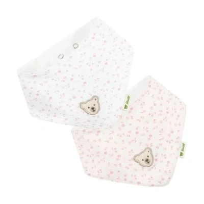 Afbeelding van Steiff Bright Sjaal GOTS 2 pack Wit