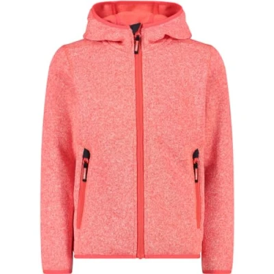 Afbeelding van CMP, Kid G Jas met vaste capuchon, Red Fluo Antraciet, 152