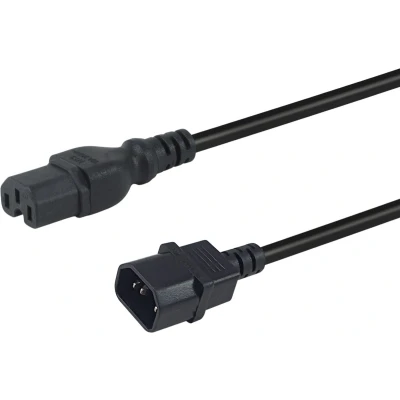 Afbeelding van Equip 112171 electriciteitssnoer Zwart 3 m C14 stekker C15