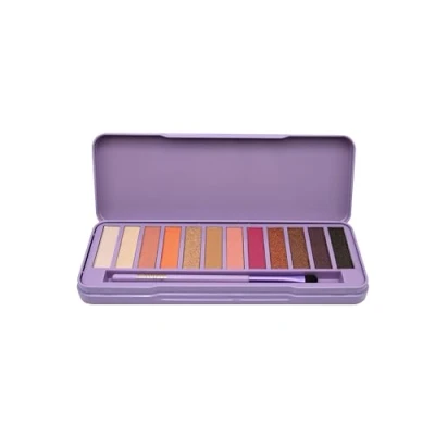 Afbeelding van bonvoyage Essentials Hollywood Dreams, Oogschaduw Palet, Palet met 12 Oogschaduwtinten Geïnspireerd door Diva&#039;s, Professionele Make up Kit, Gift Set voor Meisjes, Tieners en Vrouwen