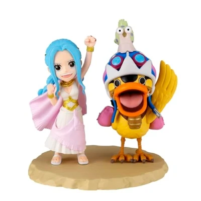 Afbeelding van Banpresto Nefeltari VIVI &amp; Karoo One Piece Actiefiguur, World Collectable Log Stories 7 cm, meerkleurig, BP89559P