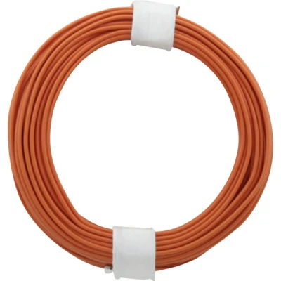 Afbeelding van Donau Elektronik 118 7 Draad 1 x 0.14 mm² Oranje 10 m