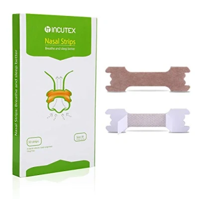 Afbeelding van Incutex 50x Snurkstopper Neusstrips tegen snurken, neusstrips, stop medium