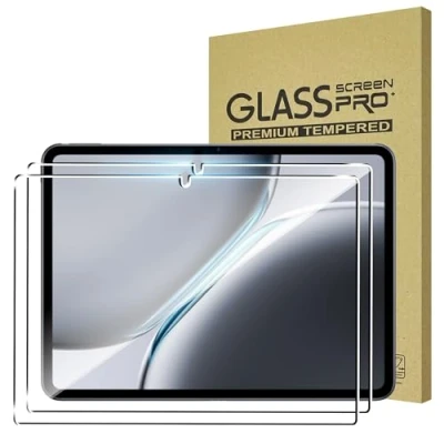 Afbeelding van FDHYFGDY 2 stuks beschermfolie voor Oneplus Pad pantserglas, krasbestendig, luchtbelvrij, hardheidsgraad 9H, displaybeschermfolie (12,1 inch)