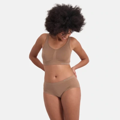 Afbeelding van Hipster Bamboo Basics Women Sophie Tan (2 Delig) M