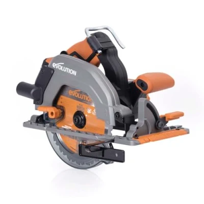 Afbeelding van Evolution Elektrisch Gereedschap R185CCS Li Draadloze Cirkelzaag Borstelloos 18V Ion Inclusief TCT Multimateriaal Zaagblad, Zaagt Hout, Metaal, Kunststof &amp; Meer, Batterij Niet Inbegrepen, 185 mm