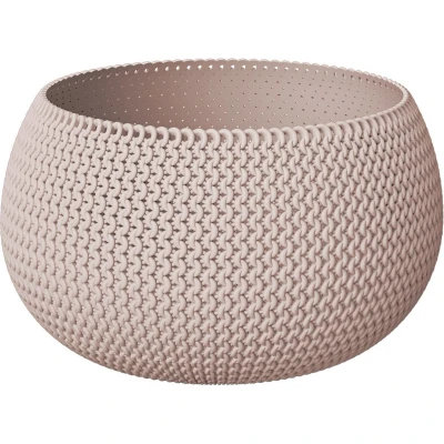 Afbeelding van Prosperplast plantenpot/bloempot kunststof taupe D30 x H22 cm