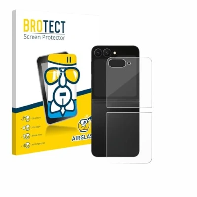 Afbeelding van BROTECT Screenprotector voor Samsung Galaxy Z Flip 7 FE (Achterkant) Folie Beschermfolie Beschermglas transparant