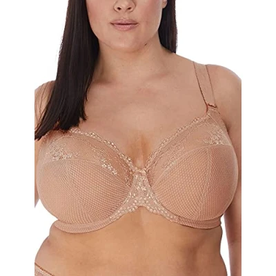 Afbeelding van Elomi Vrouwen Charley Stretch Lace Onderdraad Plunge BH beige L