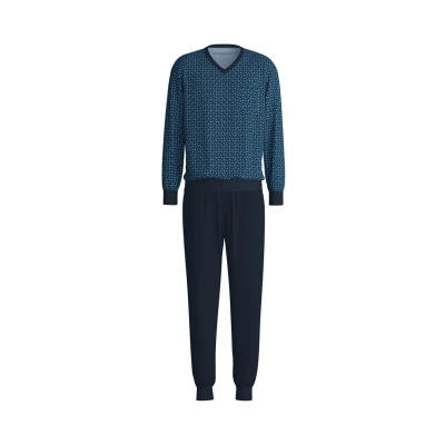 Afbeelding van CALIDA Pyjama Relax Imprint Gedessineerd bovenstuk met V halslijn (2 delig)