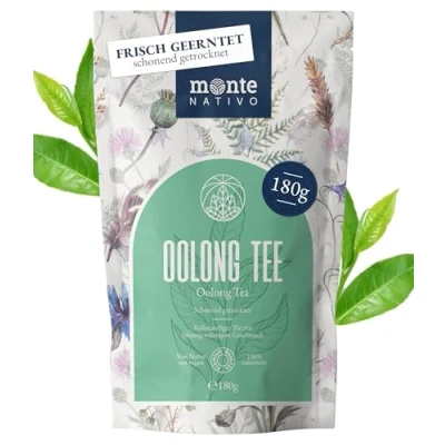 Afbeelding van Oolongthee Monte Nativo (180g) Losse Oolongtheebladeren Authentieke Chinese Theebladeren Aromatisch, Puur en Natuurlijk Zonder Additieven Verfrissende Gezonde Infusie
