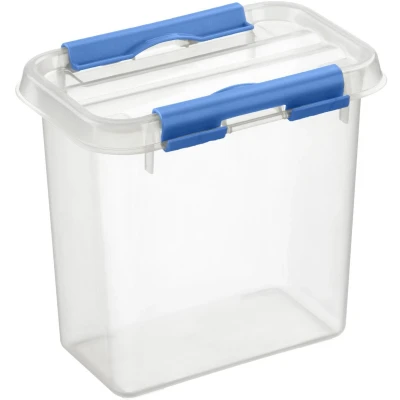Afbeelding van SUNWARE Q Line Box 1,1 Liter 150 x 100 143mm transparant/blauw