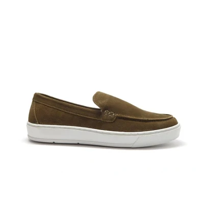 Afbeelding van PS Poelman Gregory suède loafers bruin